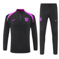 Conjunto Treino Inglaterra 25/26 Nike - Preto e Roxo