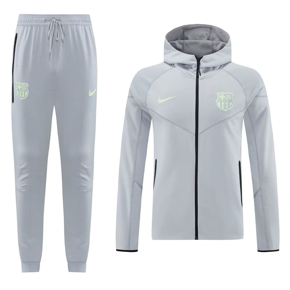Conjunto Treino Barcelona 25/26 Nike - Cinza