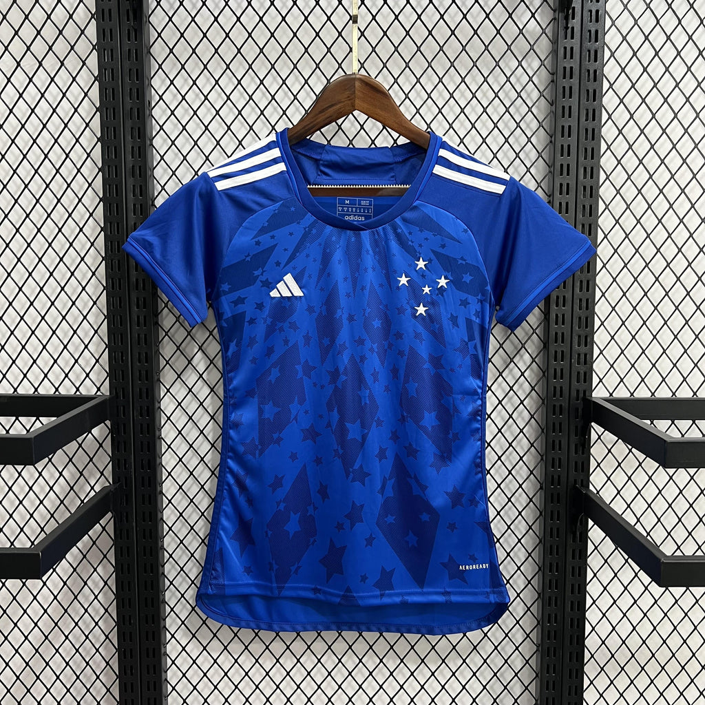 Camisa Cruzeiro Home 24/25 Adidas - Feminina