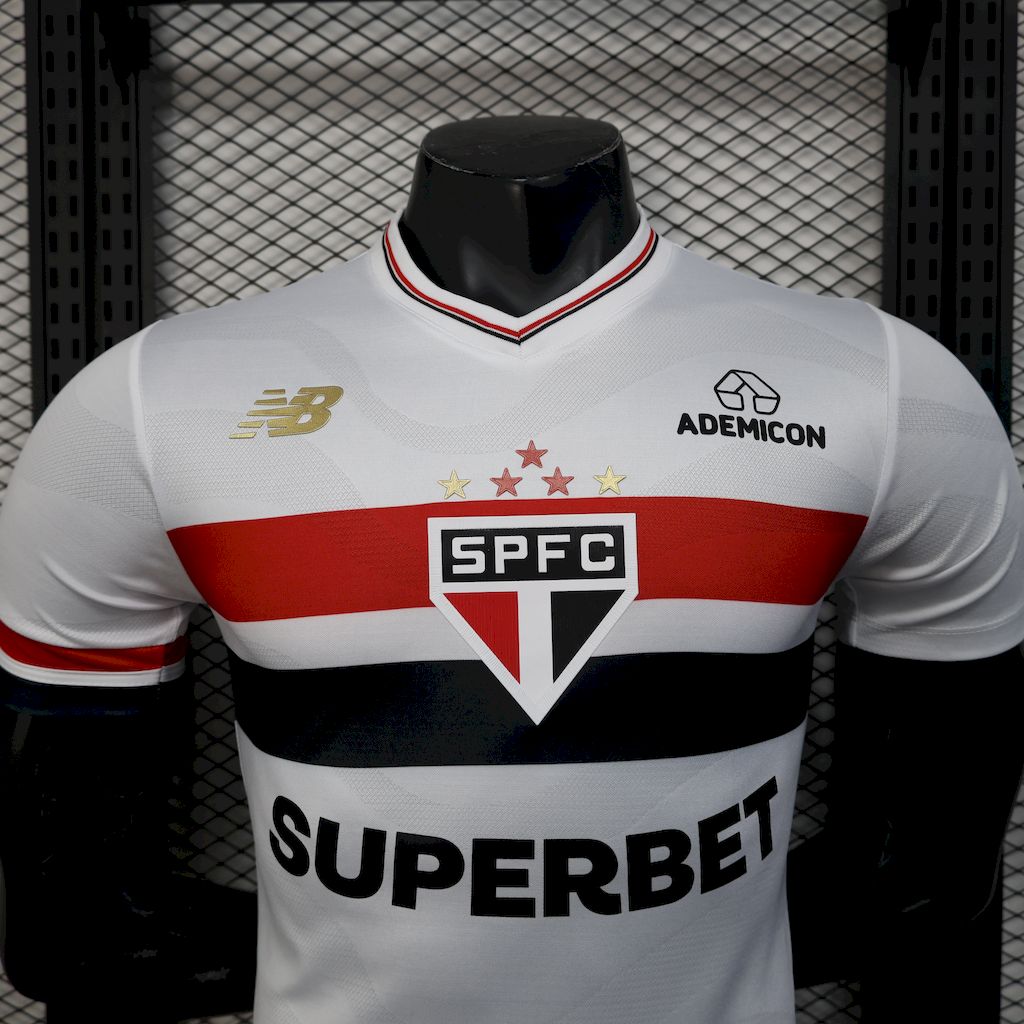 Camisa São Paulo Home 25/26 Newbalace - Jogador