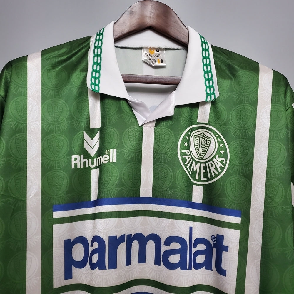 Camisa Palmeiras Retrô 93/94 - Rhumell - Verde e Branca
