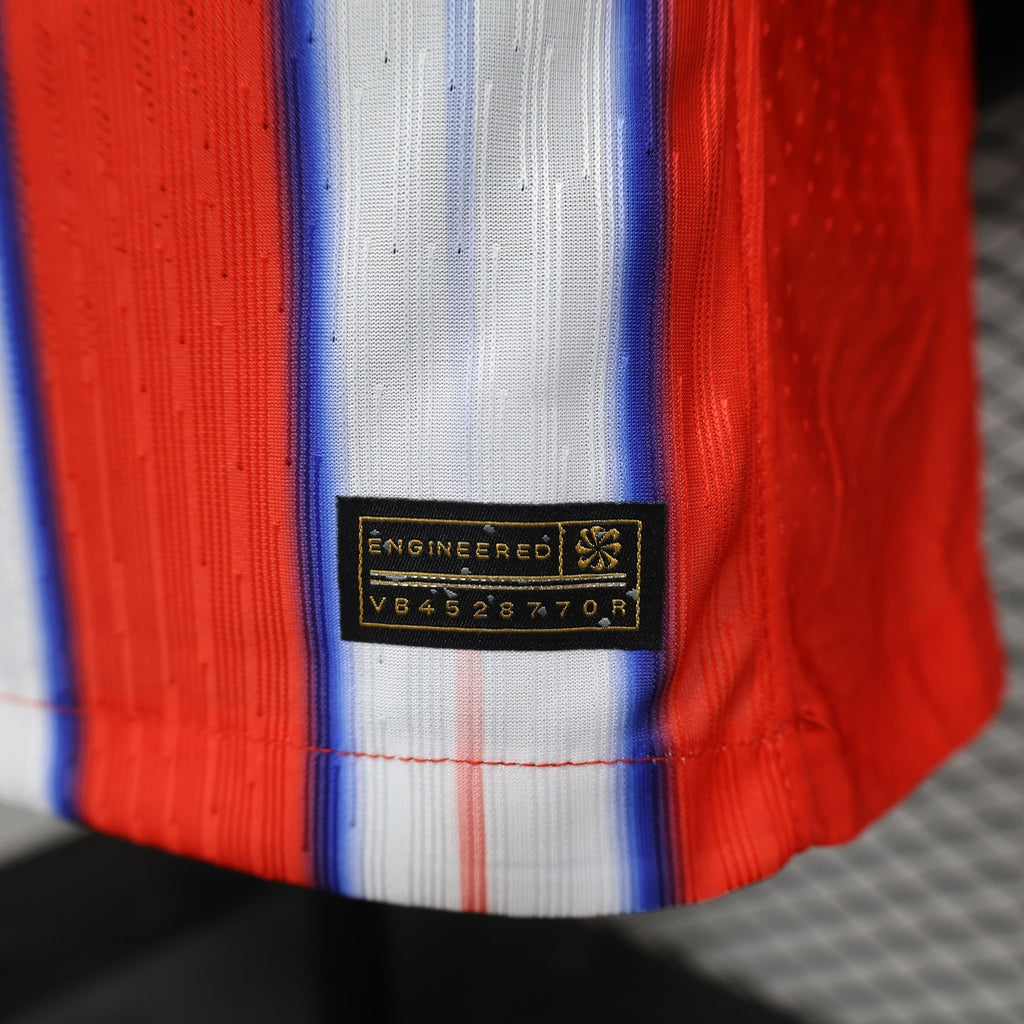 Camisa Atletico de Madrid I 24/25 Vermelha com Branco  - Nike - Masculino Jogador