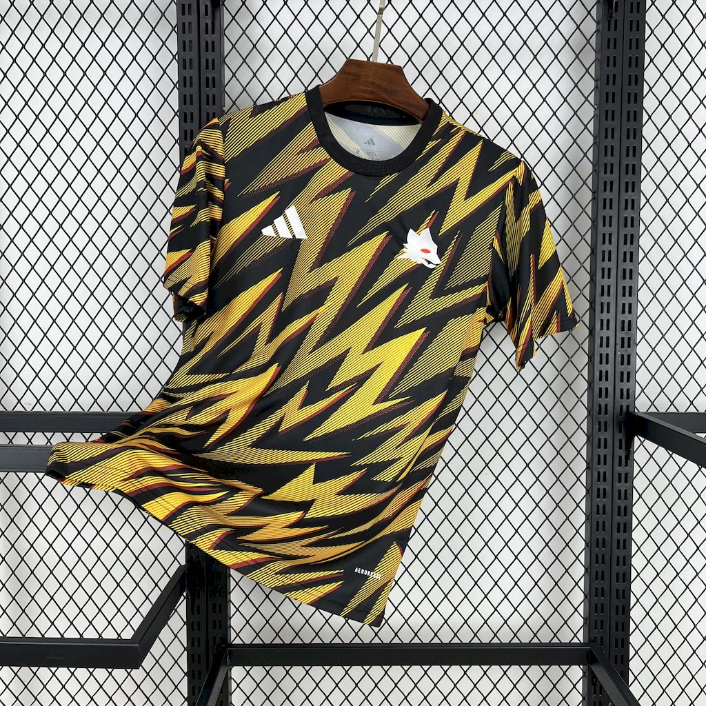 Camisa Roma Pré Jogo 25/26 Adidas - Torcedor