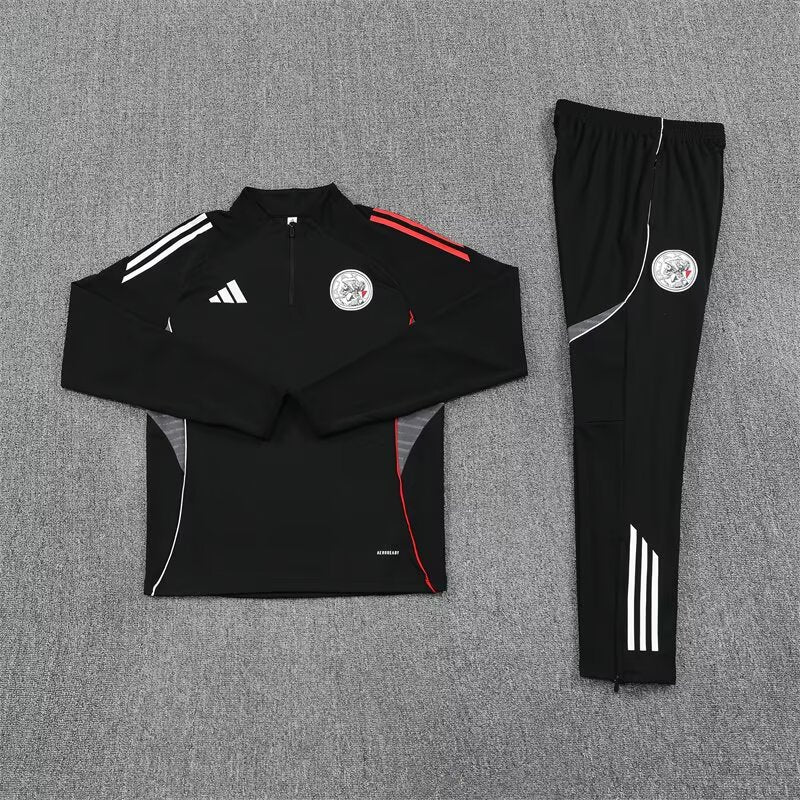Conjunto Treino Ajax 25/26 Adidas - Preto