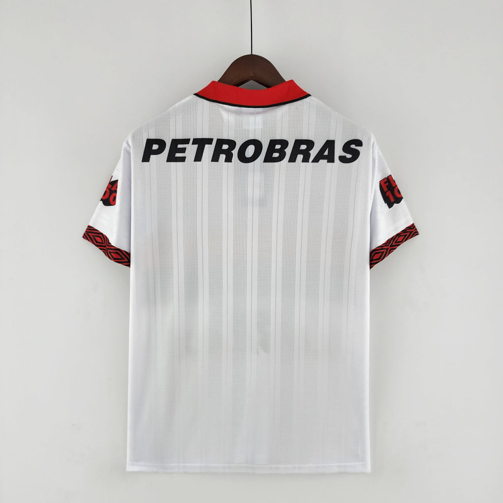 Camisa Flamengo Retrô Away 1995 - Branca