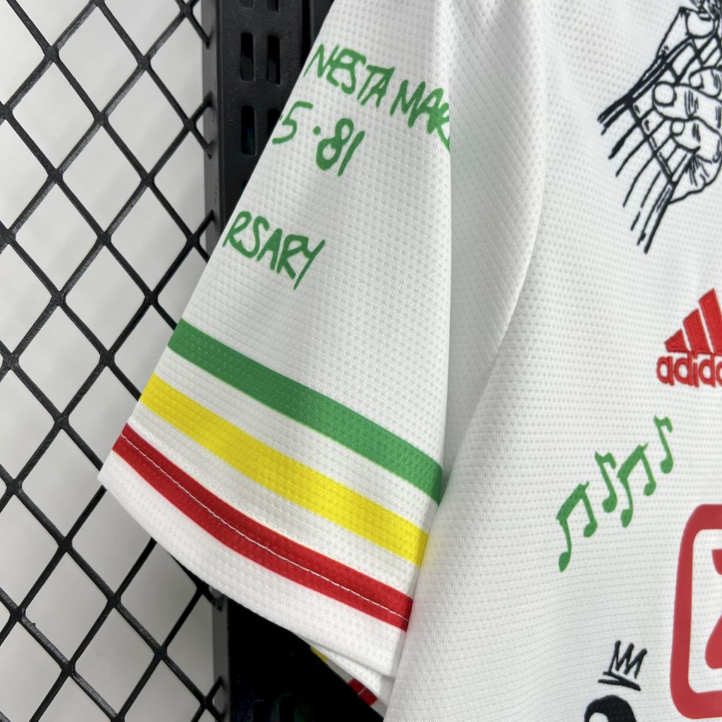 Camisa Ajax Bob Marley 25/26 Adidas - Torcedor