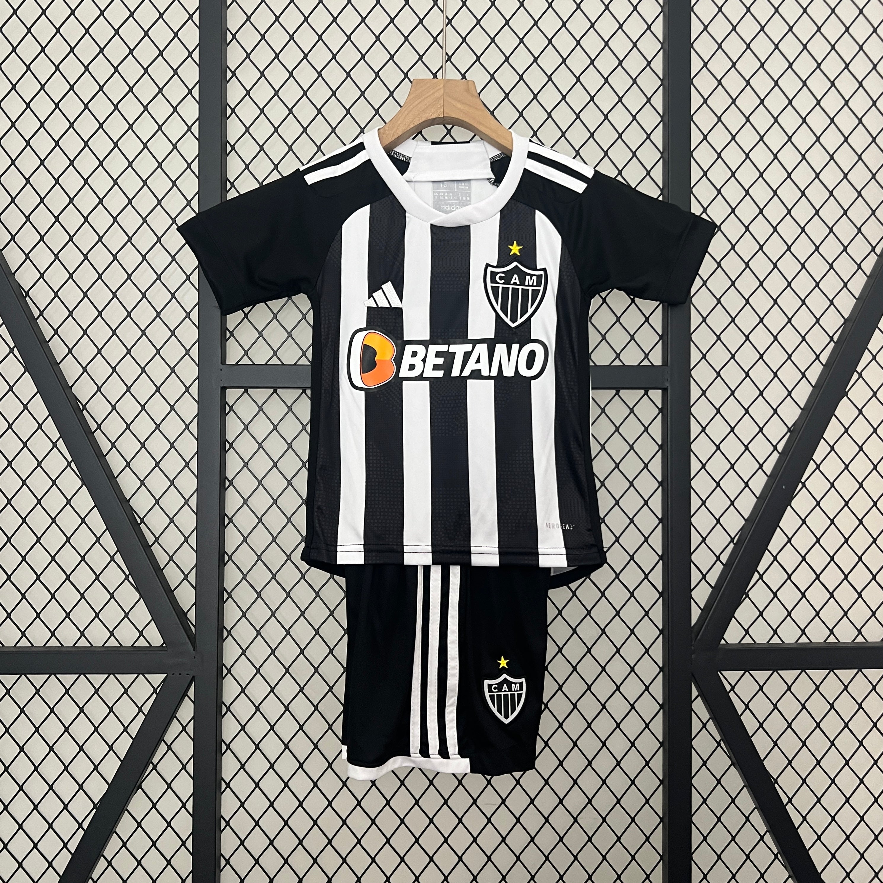 Atlético Mineiro Infantil I 24/25 - Adidas - Branco e Preto