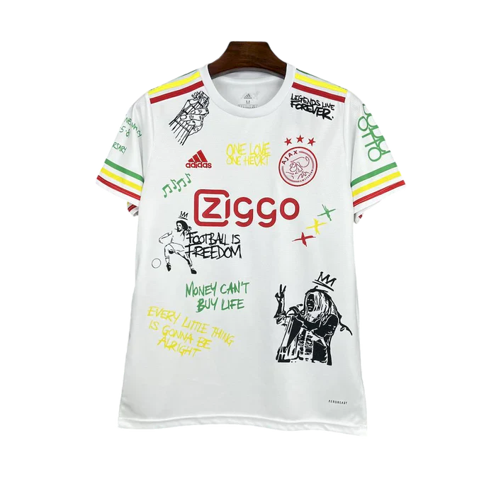 Camisa Ajax Bob Marley 25/26 Adidas - Torcedor