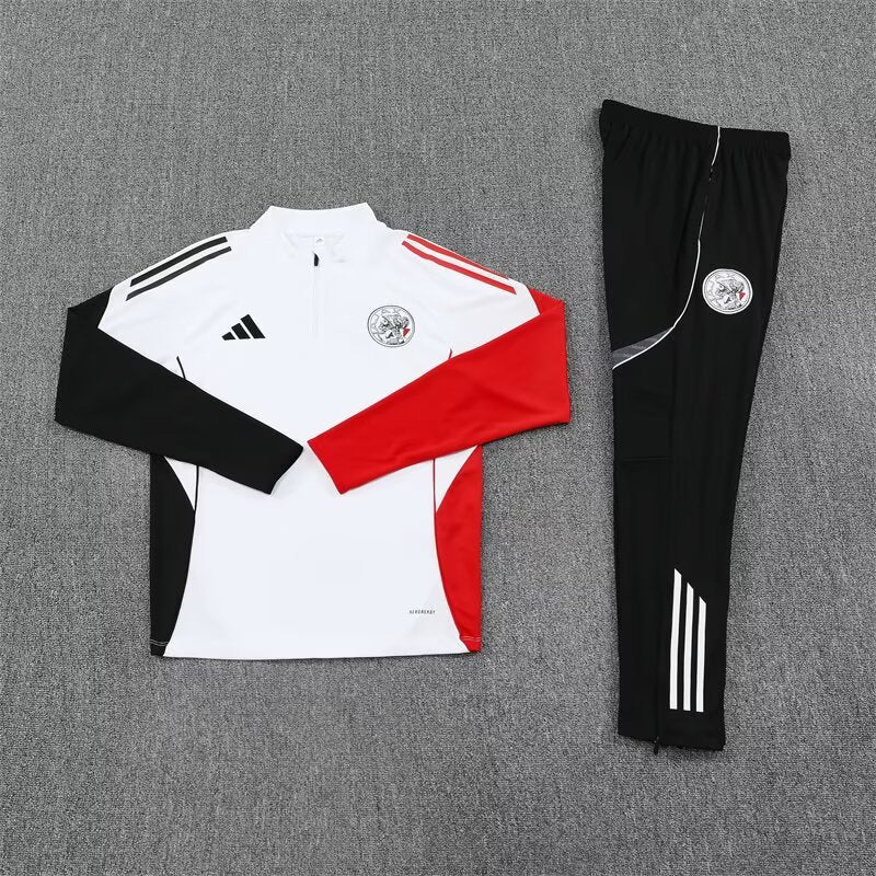 Conjunto Treino Ajax 25/26 Adidas - Branco