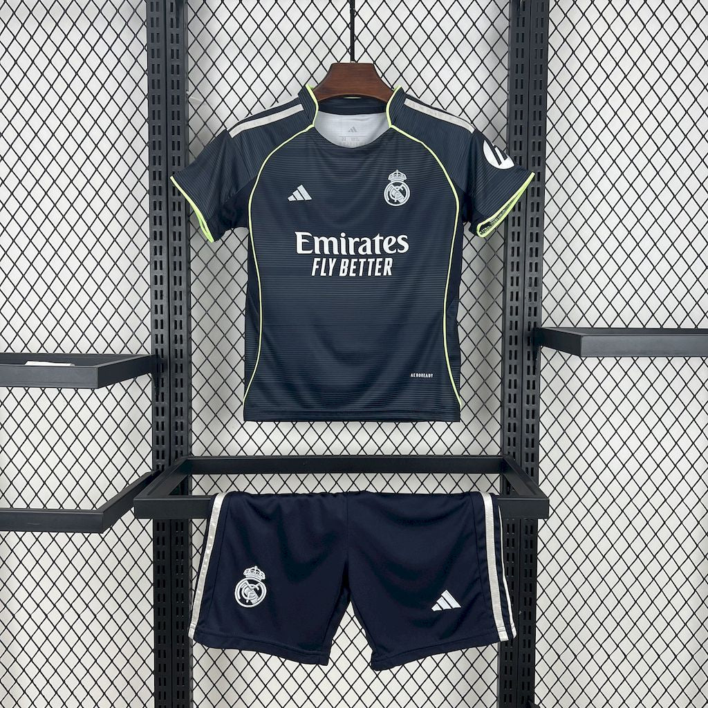 Kit Infantil Real Madrid Away 25/26 Adidas