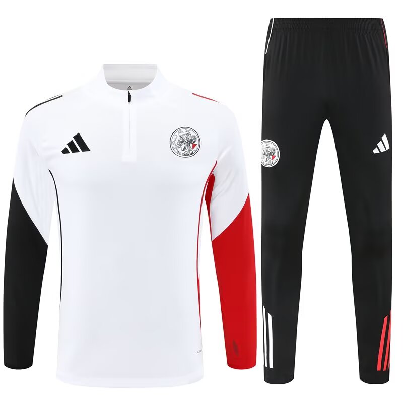 Conjunto Treino Ajax 25/26 Adidas - Branco