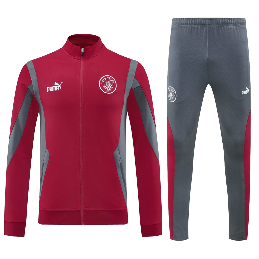 Conjunto Treino Manchester City 25/26 Puma - Vermelho