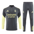 Conjunto Treino Real Madrid 25/26 Adidas - Cinza