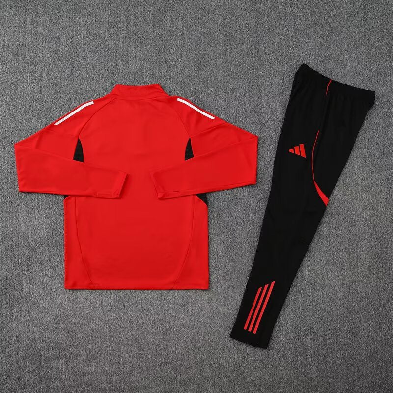 Conjunto Treino Manchester United I 25/26 Adidas - Vermelho
