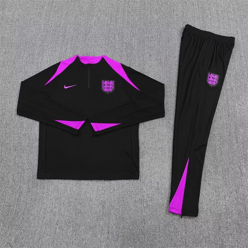 Conjunto Treino Inglaterra 25/26 Nike - Preto e Roxo