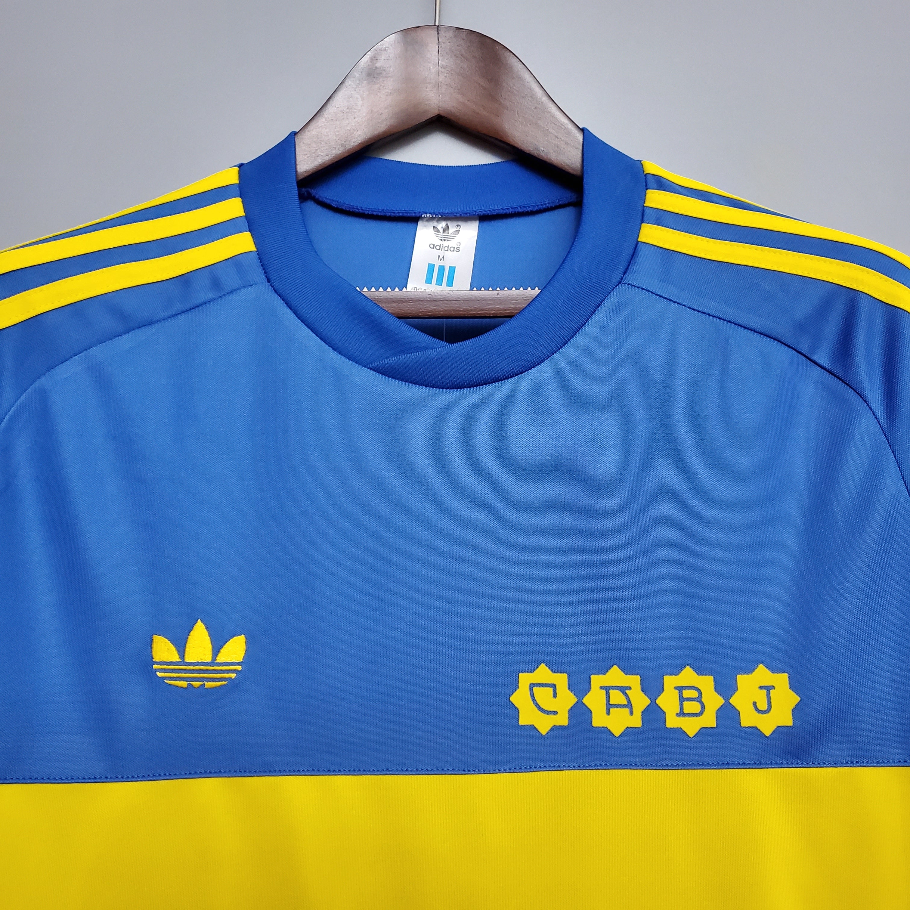 Camisa Manga Longa Boca Juniors 1981 Adidas Retrô - Azul