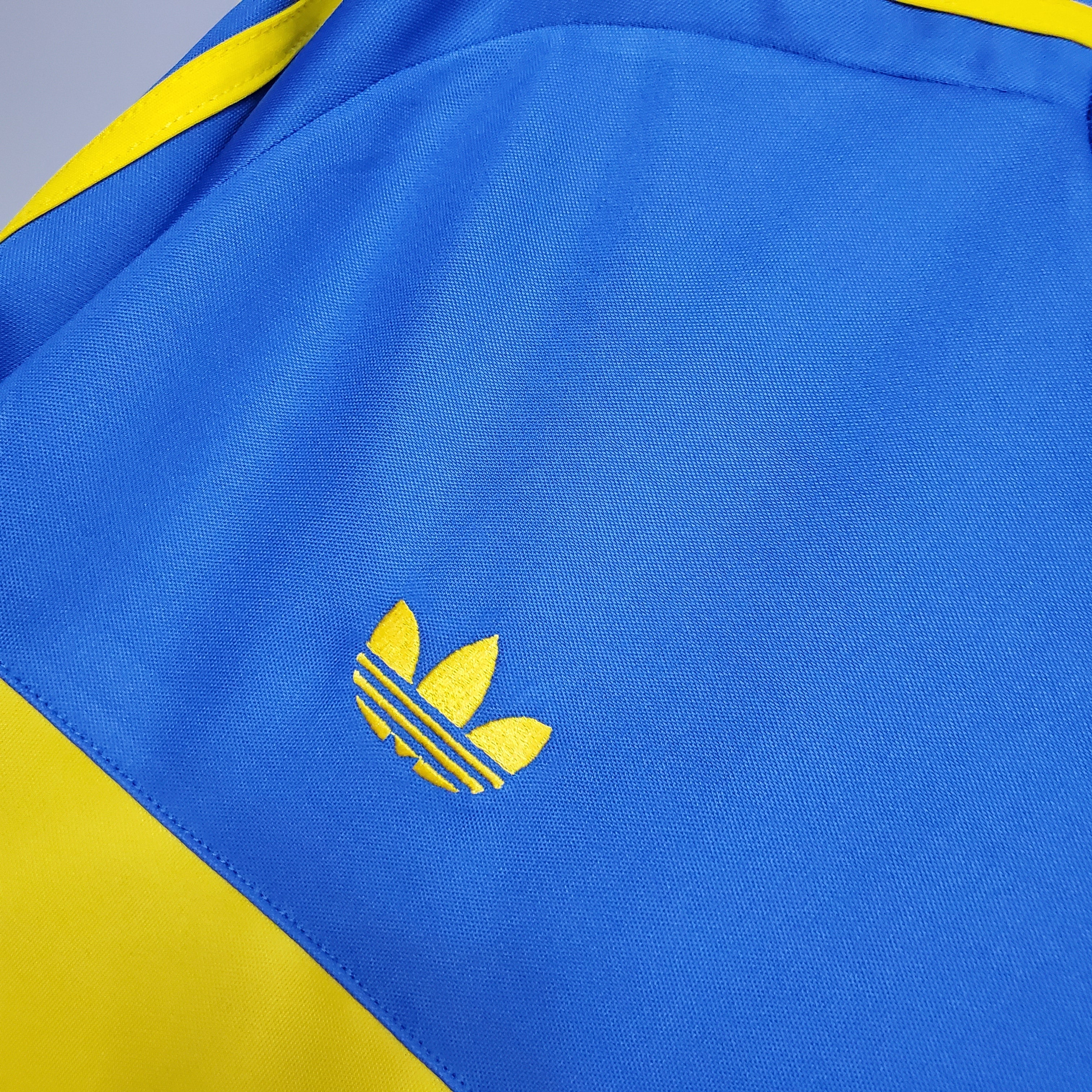 Camisa Manga Longa Boca Juniors 1981 Adidas Retrô - Azul