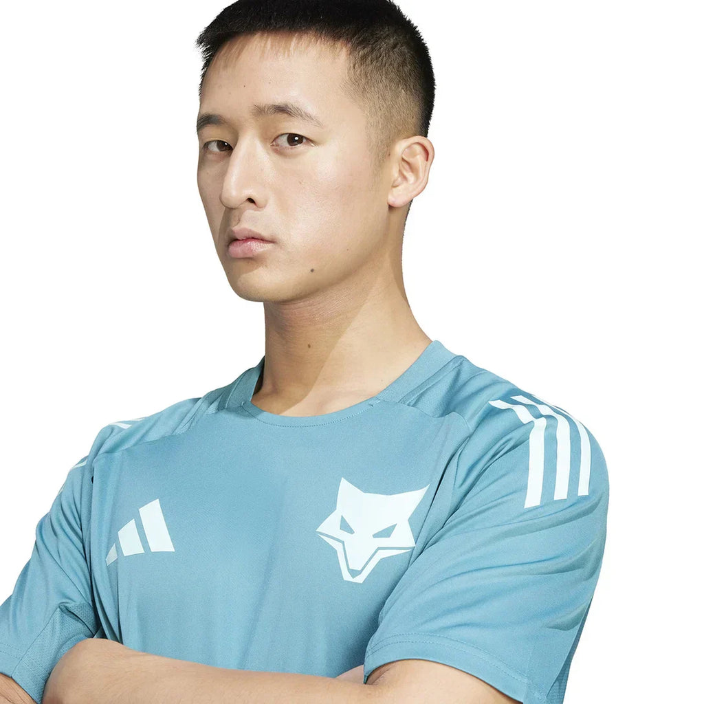 Camisa Cruzeiro 25/26 - Treino - Azul Turquesa - Adidas - Versão Torcedor