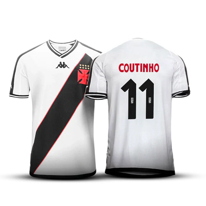 Camisa Vasco Away 24/25 Keppa - Coutinho #11
