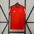 Camisa Cruzeiro Treino Vermelho 24/25 - Adidas Torcedor Masculina