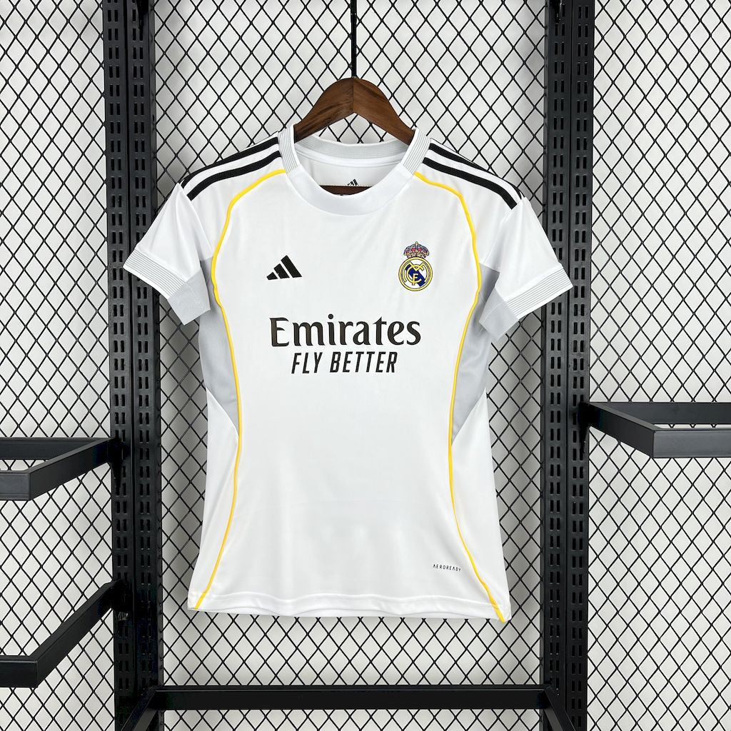 Camisa Real Madrid Home 25/26 Adidas - Feminina