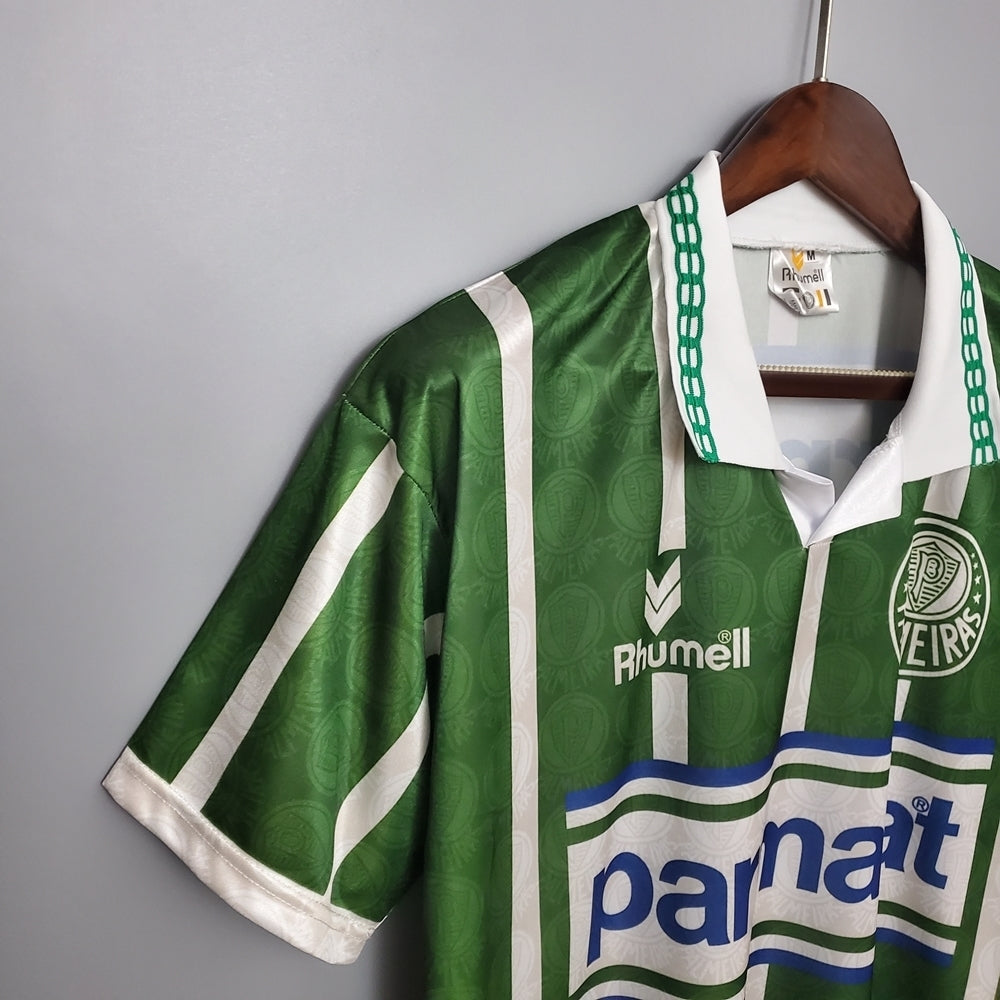 Camisa Palmeiras Retrô 93/94 - Rhumell - Verde e Branca