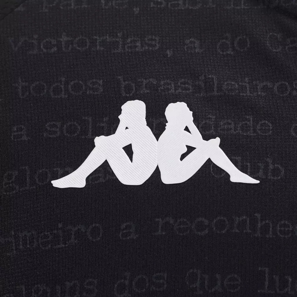 Camisa Vasco III Preta 24/25 - Kappa Torcedor Masculina