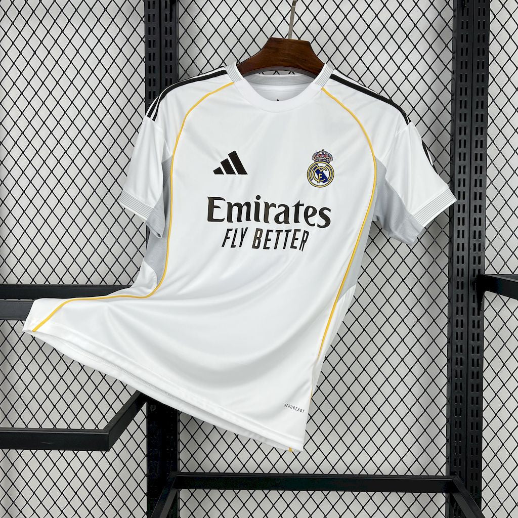 Camisa Real Madrid Home 25/26 Adidas - Torcedor
