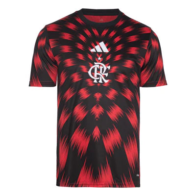 Camisa Flamengo Pré Jogo 25/26 Adidas - Torcedor