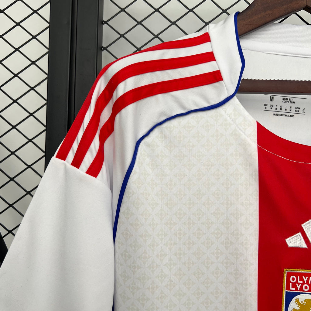 Camisa Lyon Home 25/26 - Adidas - Torcedor - Masculina