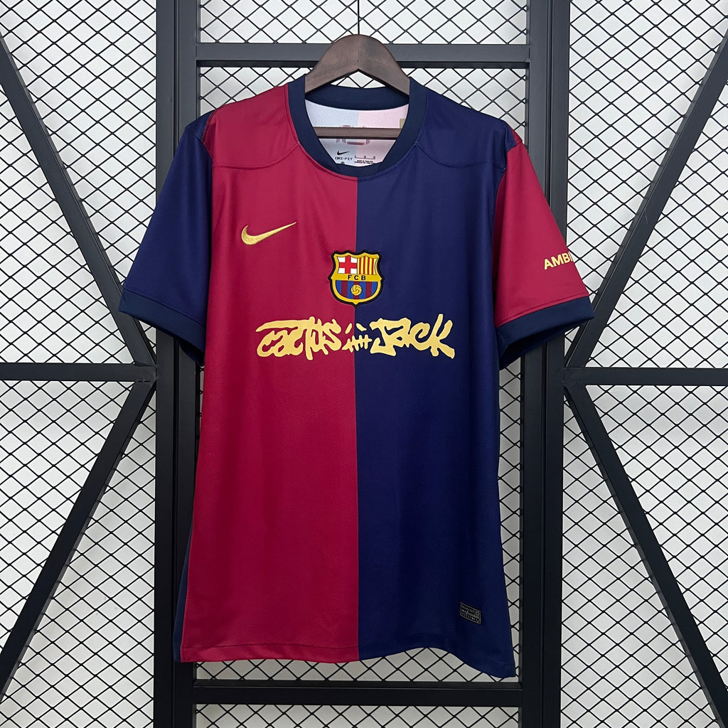 Camisa Barcelona Home 24/25 - Cactus Jack - Nike - Torcedor