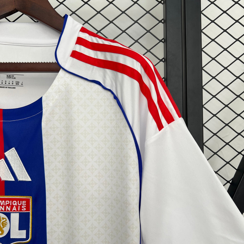 Camisa Lyon Home 25/26 - Adidas - Torcedor - Masculina