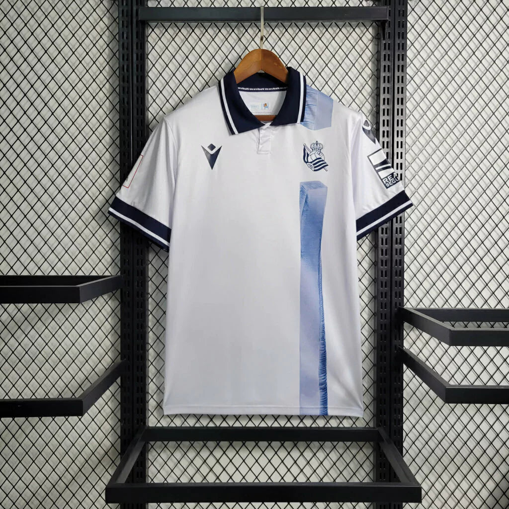 Camisa Real Sociedad Away 25/26 - Macron - Torcedor - Masculina