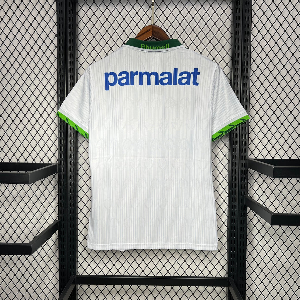 Camisa Palmeiras Retrô 1996 - Rhumell - Branco e Verde