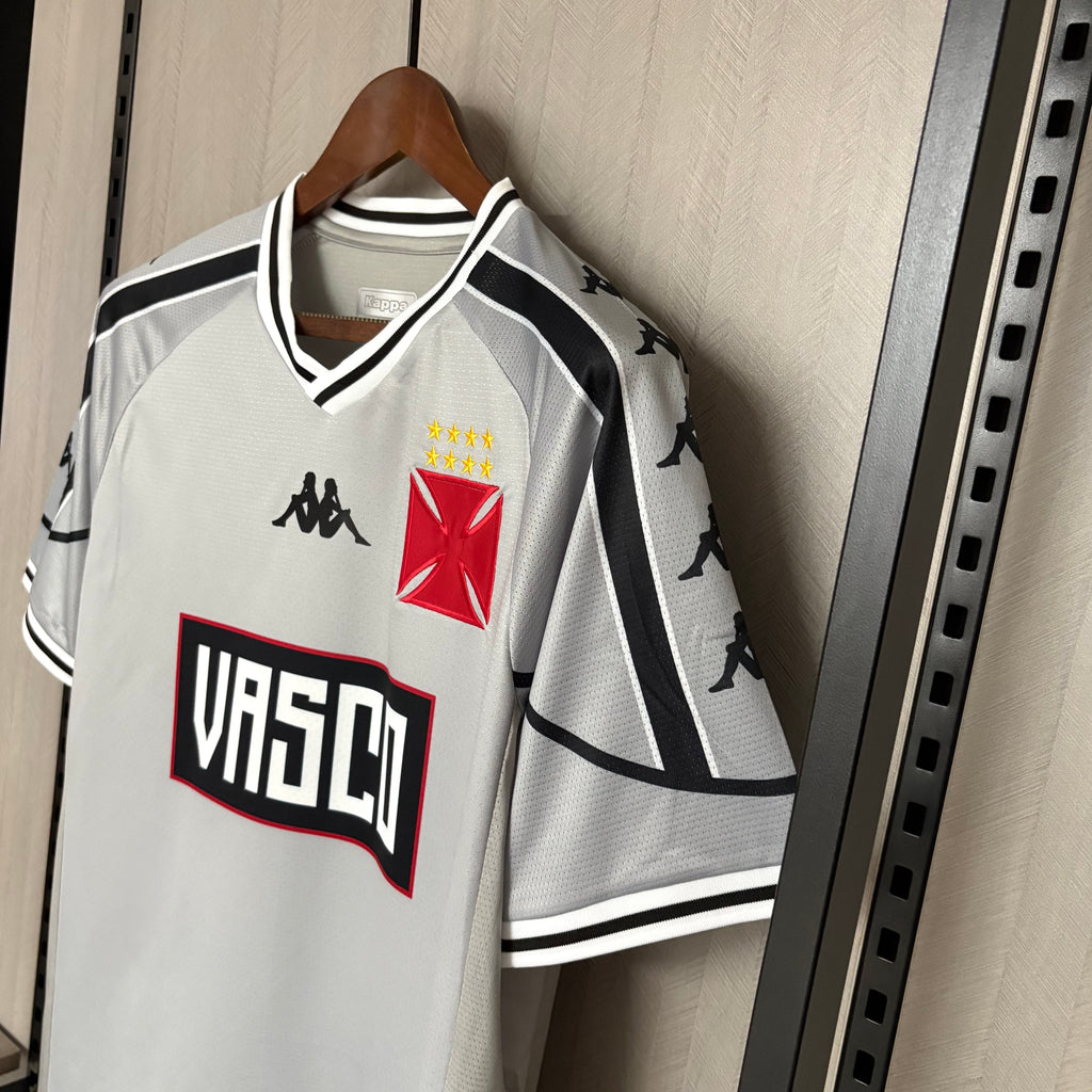 Camisa Vasco 25/26 - Cinza - Kappa - Torcedor
