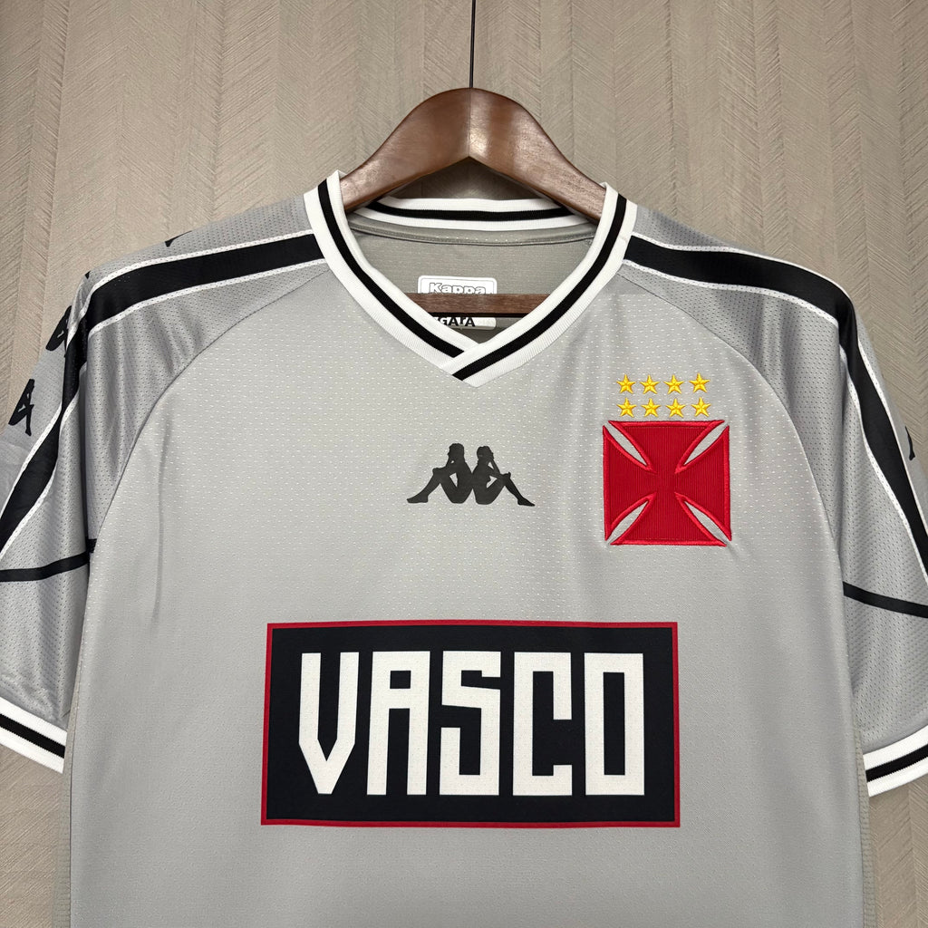 Camisa Vasco 25/26 - Cinza - Kappa - Torcedor