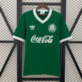 Camisa Palmeiras Retrô 1991 - Adidas - Verde e Branco - Coca Cola