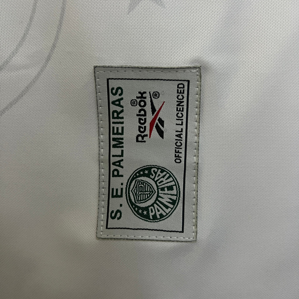 Camisa Palmeiras Retrô 1997 - Reebok - Branco e Verde