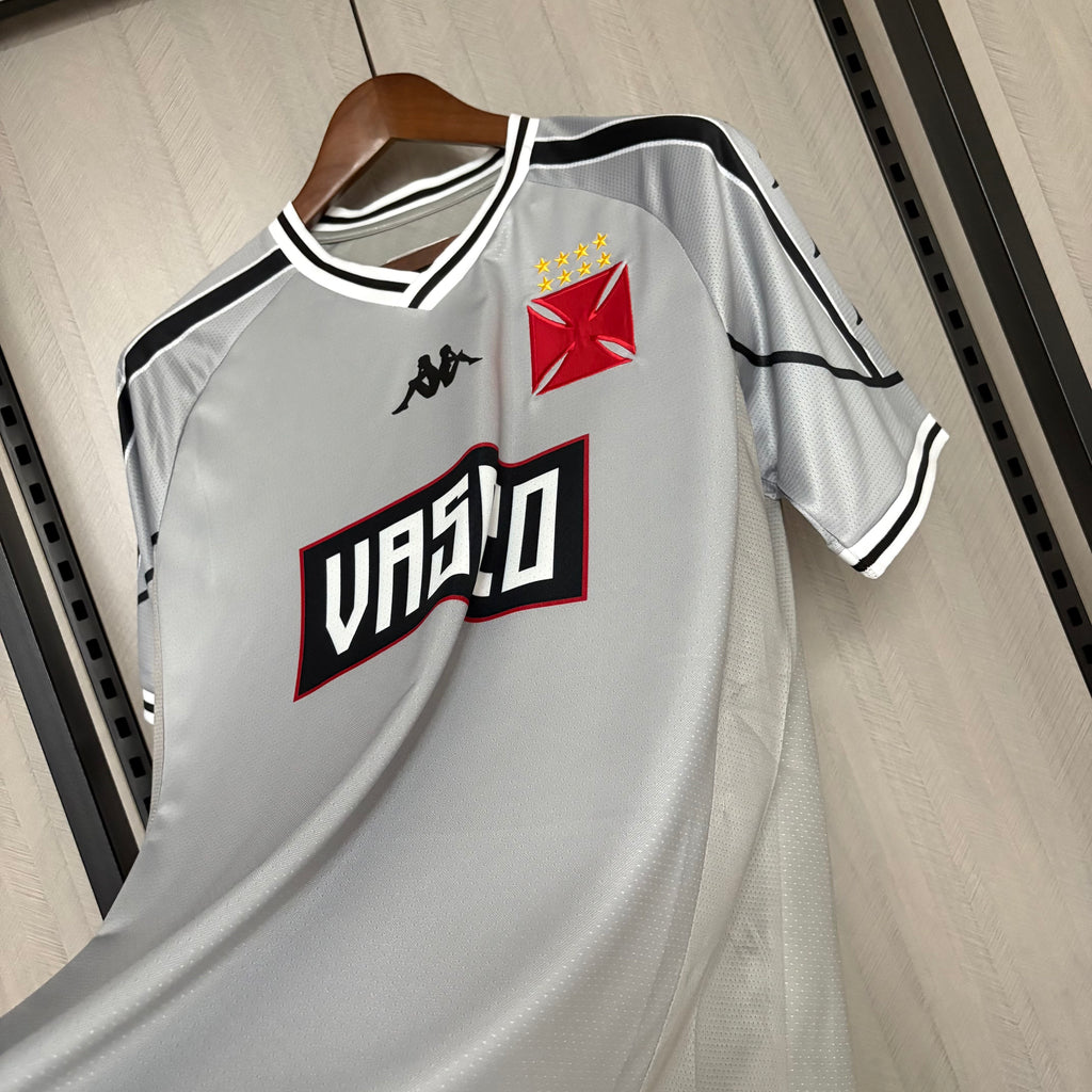 Camisa Vasco 25/26 - Cinza - Kappa - Torcedor