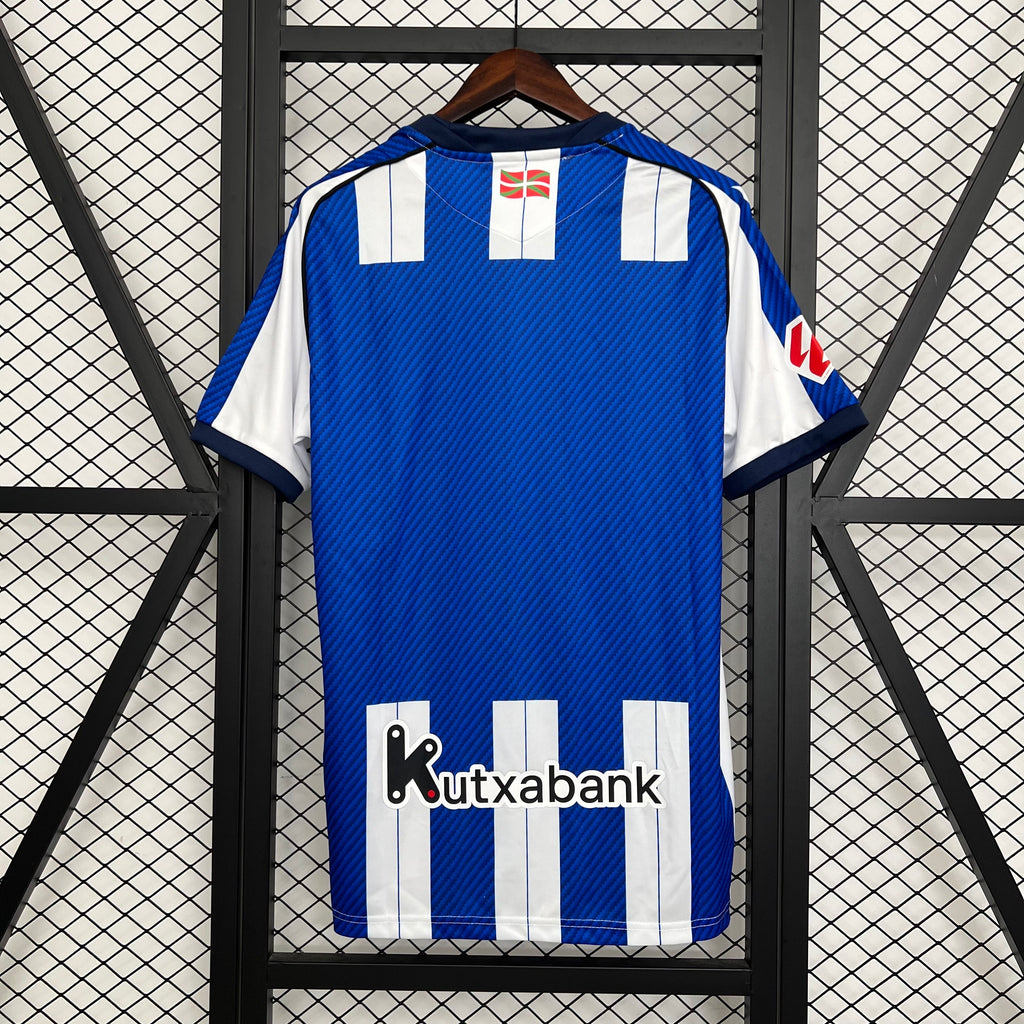 Camisa Real Sociedad Home 25/26 - Macron - Torcedor - Masculina