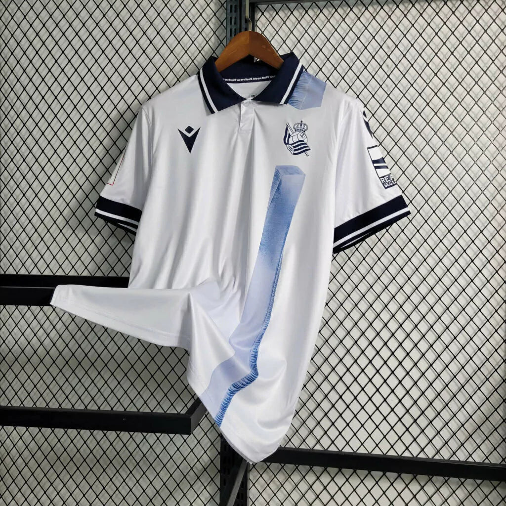 Camisa Real Sociedad Away 25/26 - Macron - Torcedor - Masculina