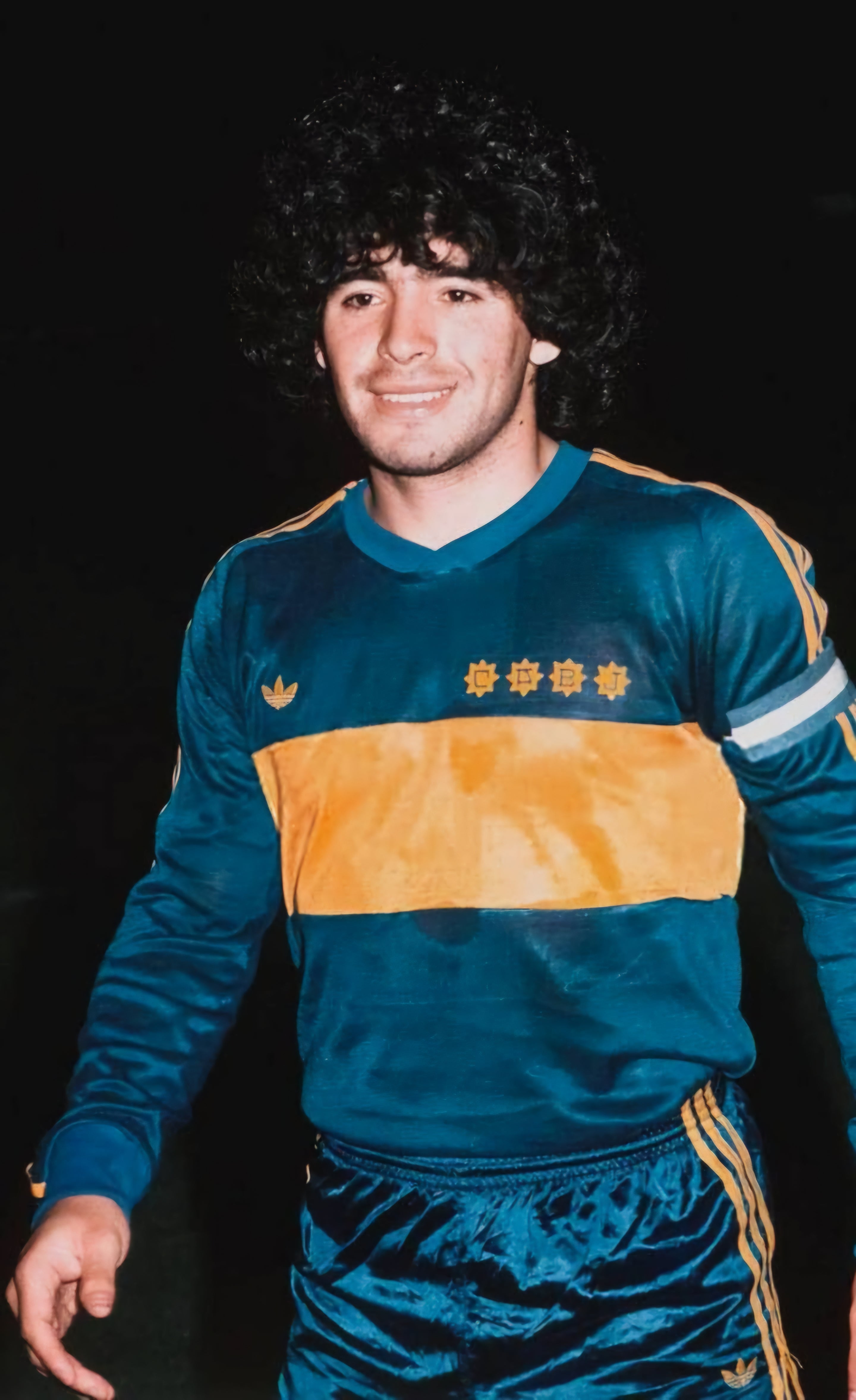 Camisa Manga Longa Boca Juniors 1981 Adidas Retrô - Azul
